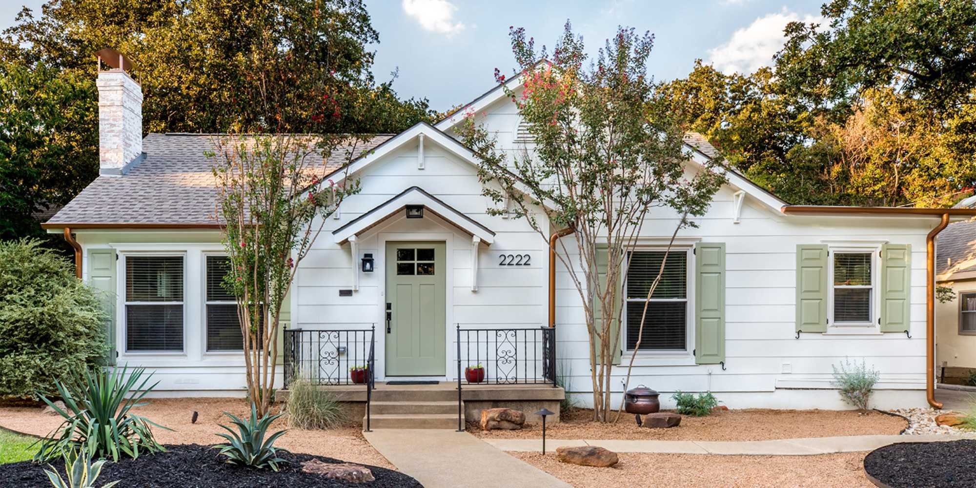 Exterior remodel in Fort Worth, TX by Medford Design-Build featuring refreshed façade, new windows, and modern curb appeal