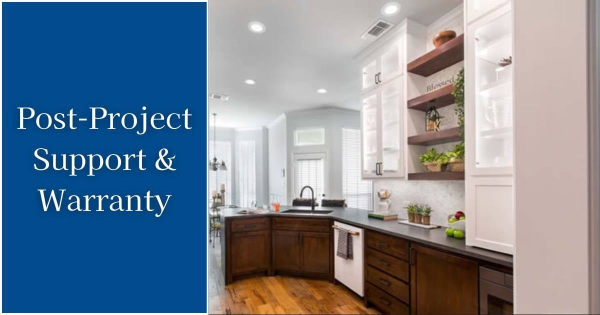 Post project support and warranty for your Kitchen Remodel by Meford Design-Build