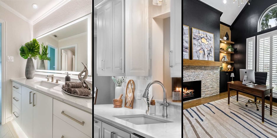 Details of various remodeling projects by Medford Design-Build in Arlington