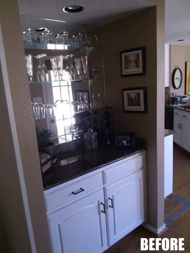 kitchen makeover BEFORE