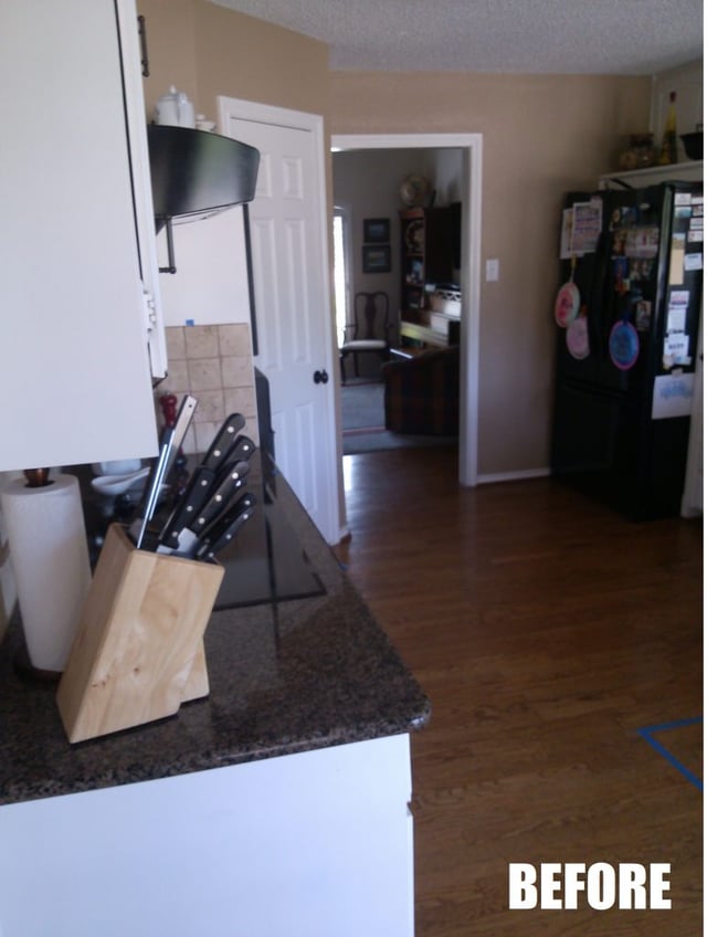 kitchen makeover BEFORE