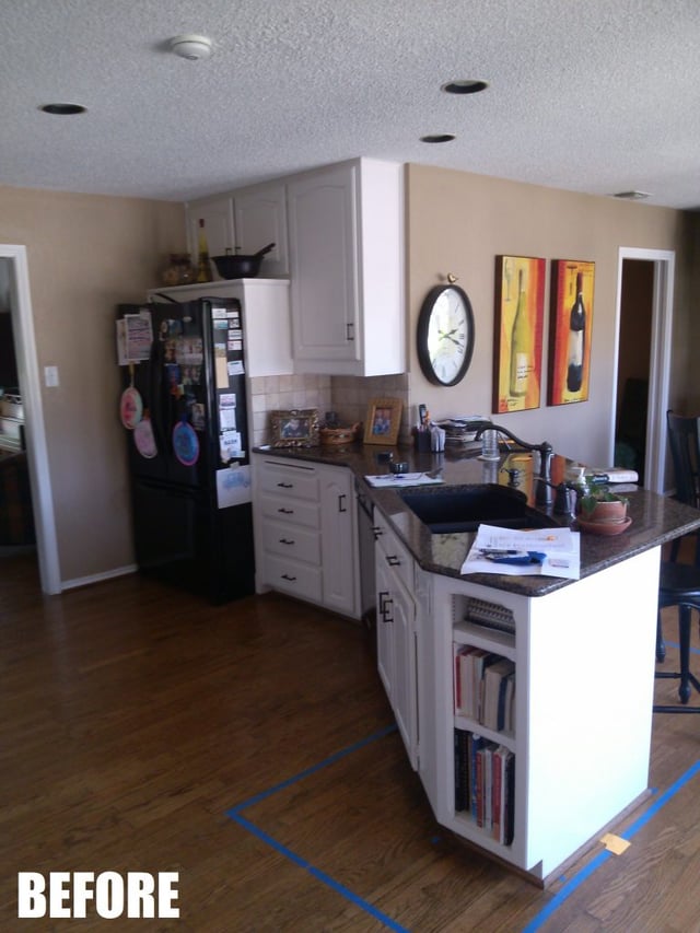 kitchen makeover BEFORE