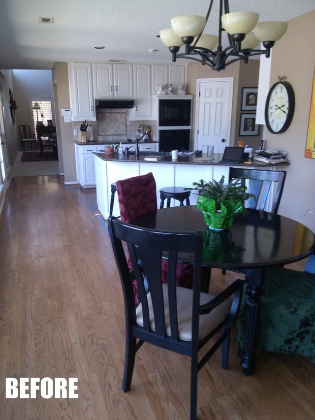 kitchen makeover BEFORE