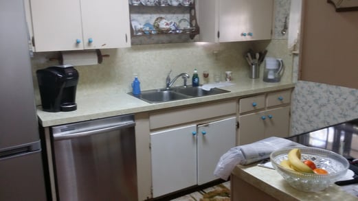 kitchen before remodel