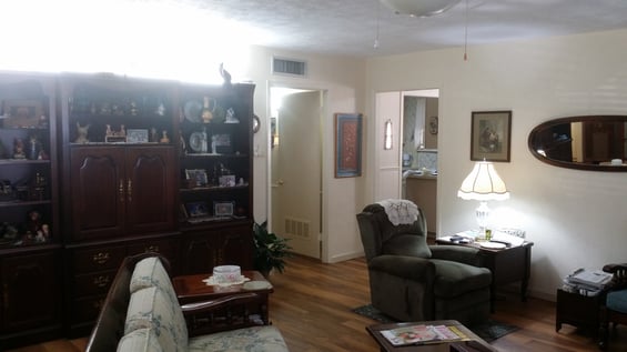 Living to Dining Before Remodel