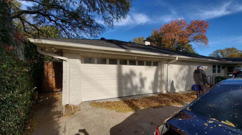 carport addition - before