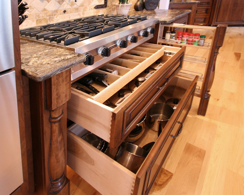 8 Storage Solutions & Features for a Sleek, Uniform Kitchen