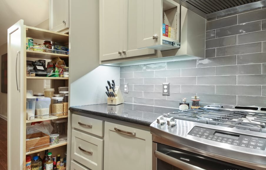 8 Storage Solutions & Features for a Sleek, Uniform Kitchen