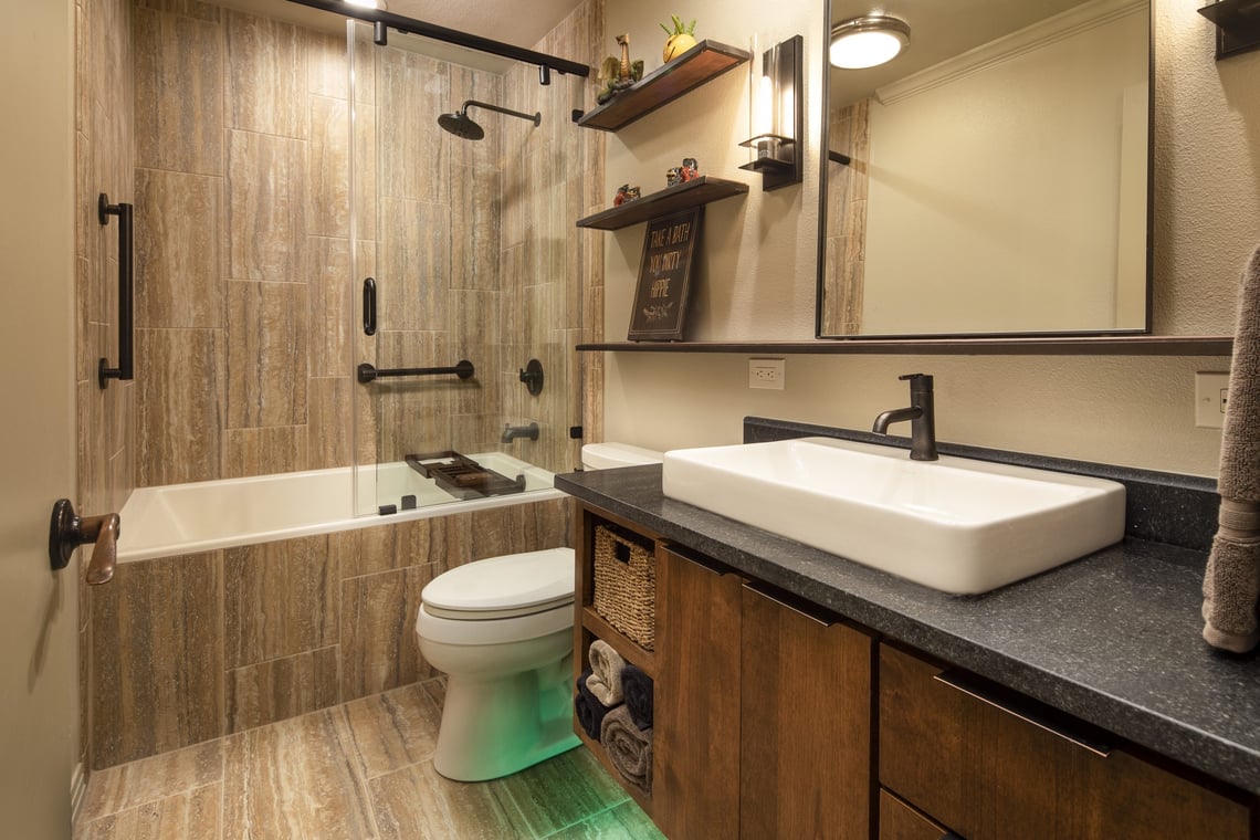 A Nature-Inspired Guest Bathroom Renovation