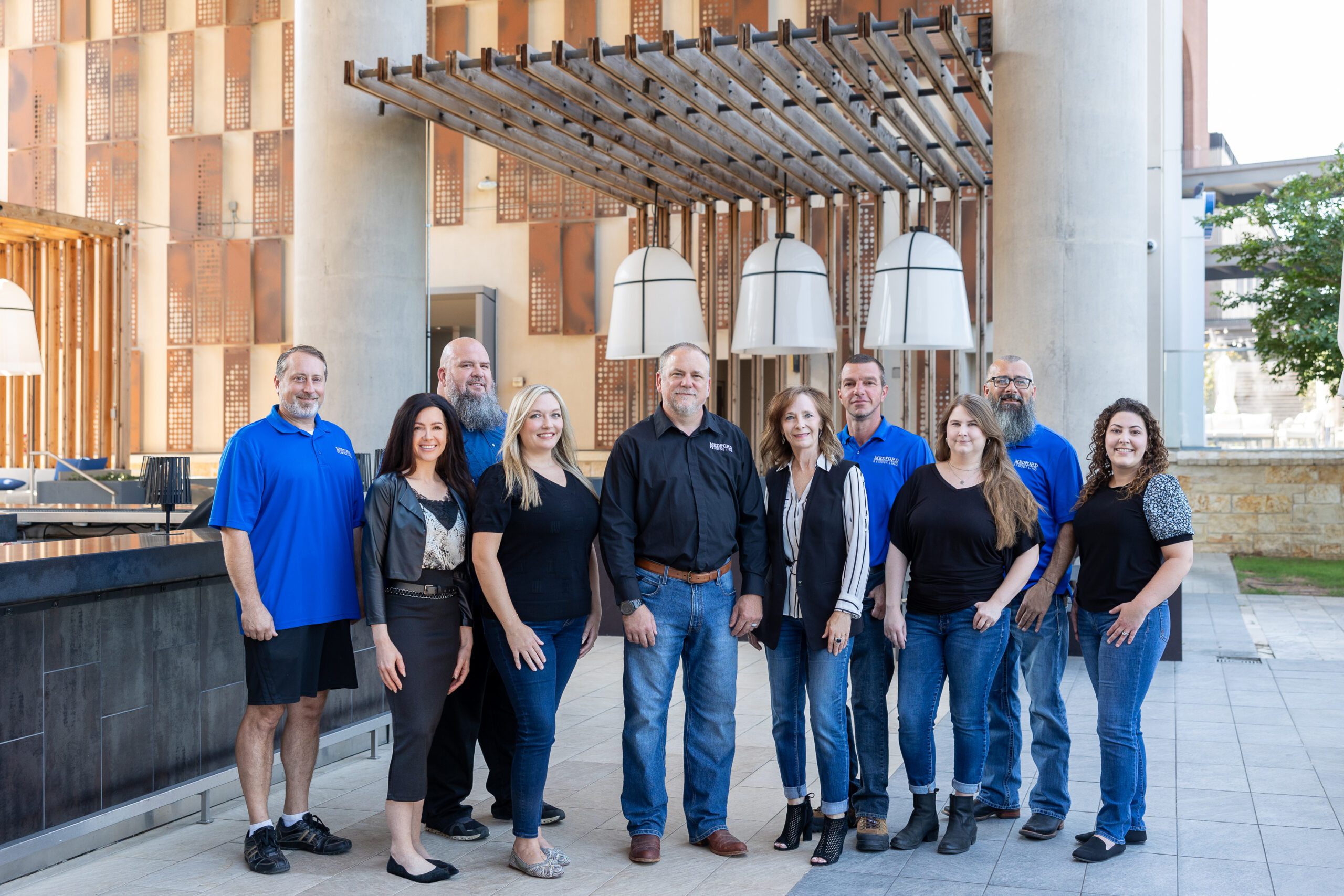 Medford Design-Build's most recent team photo. 