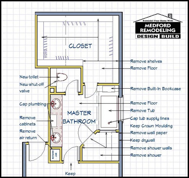 A Glamorous Master Bathroom Renovation