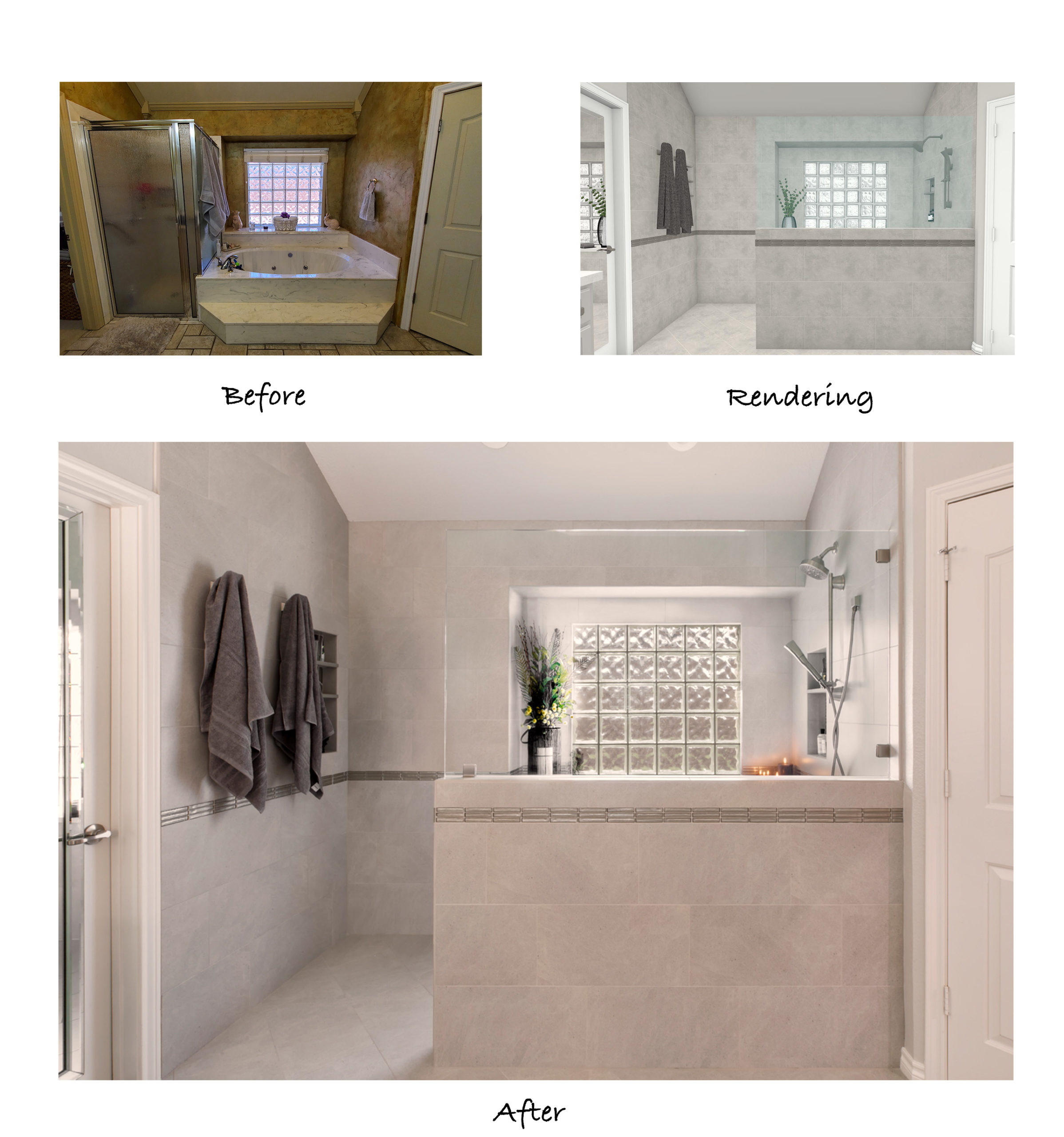 A Curbless Shower Transforms a 1997 Master Bath