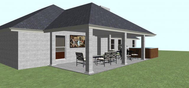 Patio Cover Elevation SAMPLE 2