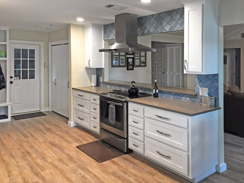 A Closed-off 1970s Kitchen Gets a Streamlined Makeover