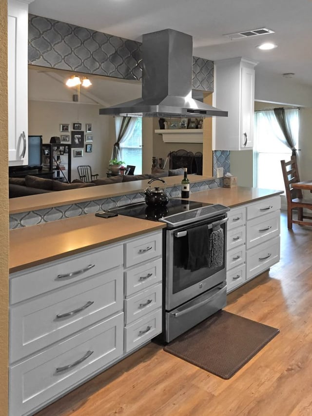 A Closed-off 1970s Kitchen Gets a Streamlined Makeover