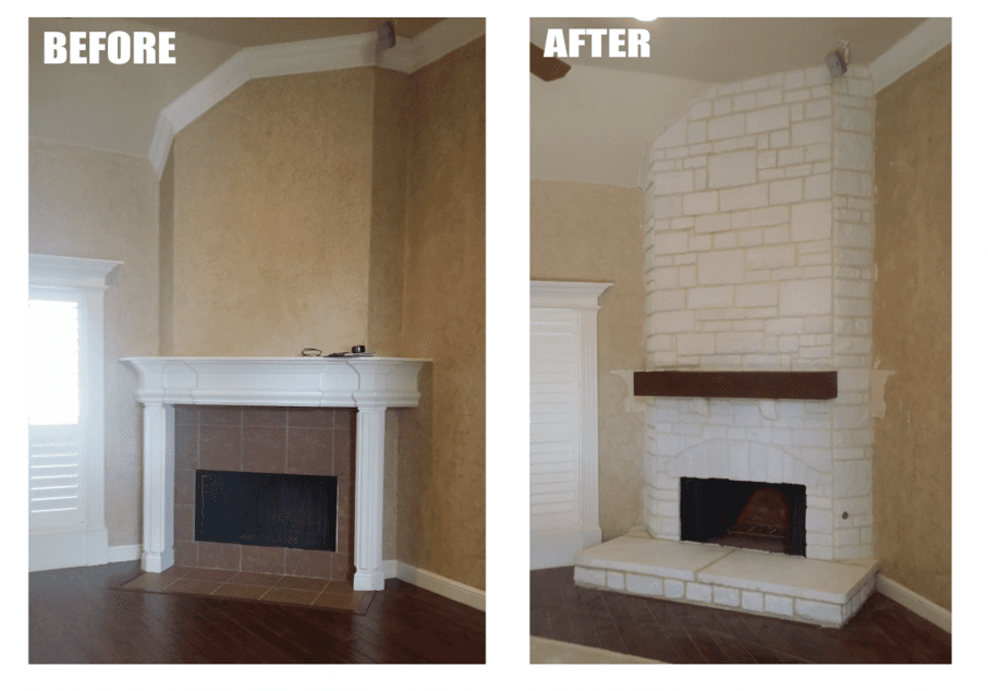 fireplace remodel