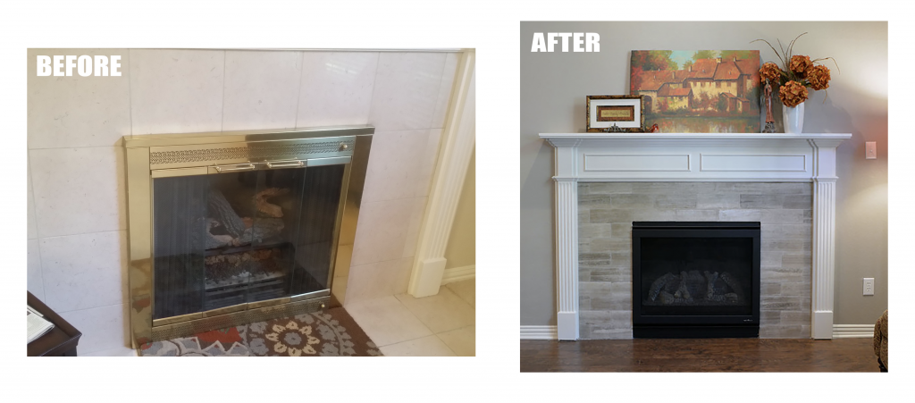 fireplace remodel