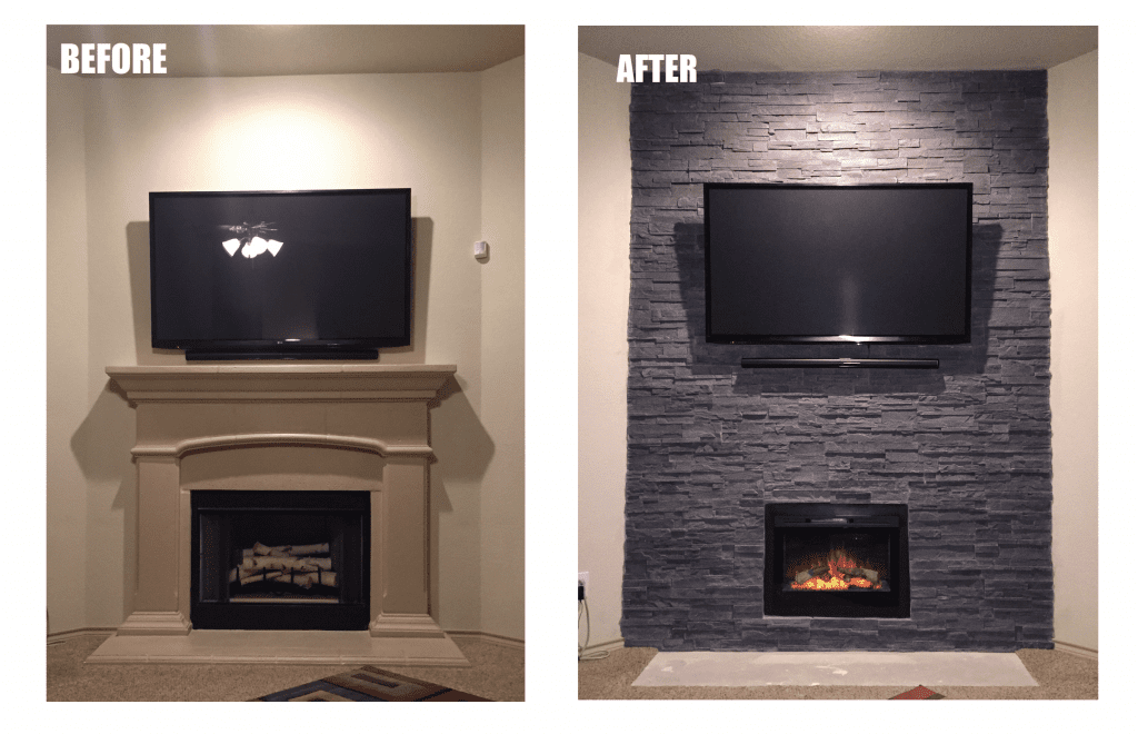 fireplace remodel