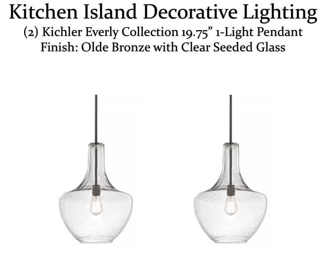 kitchen pendant lights