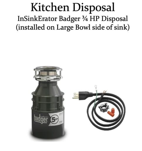 kitchen disposal