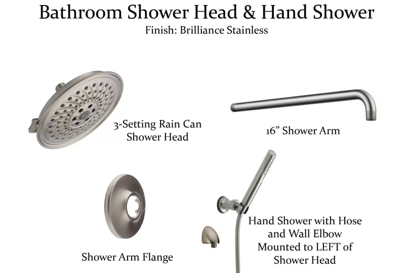 Master Bathroom Remodel - Selection Items