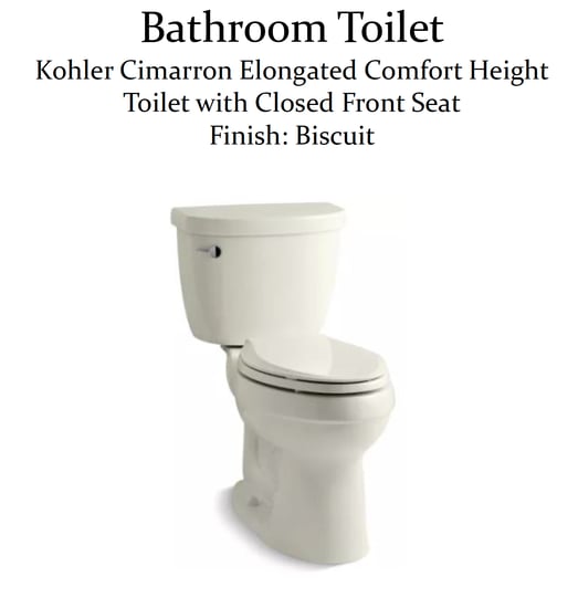 Master Bathroom Remodel - Selection Items