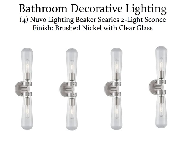 Master Bathroom Remodel - Selection Items