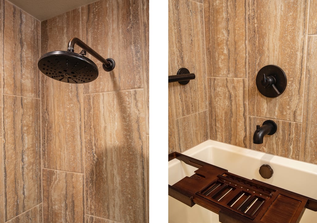 A Nature-Inspired Guest Bathroom Renovation - Shower hardware