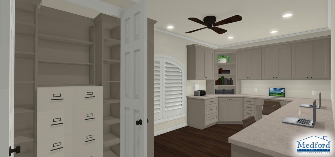 home office rendering