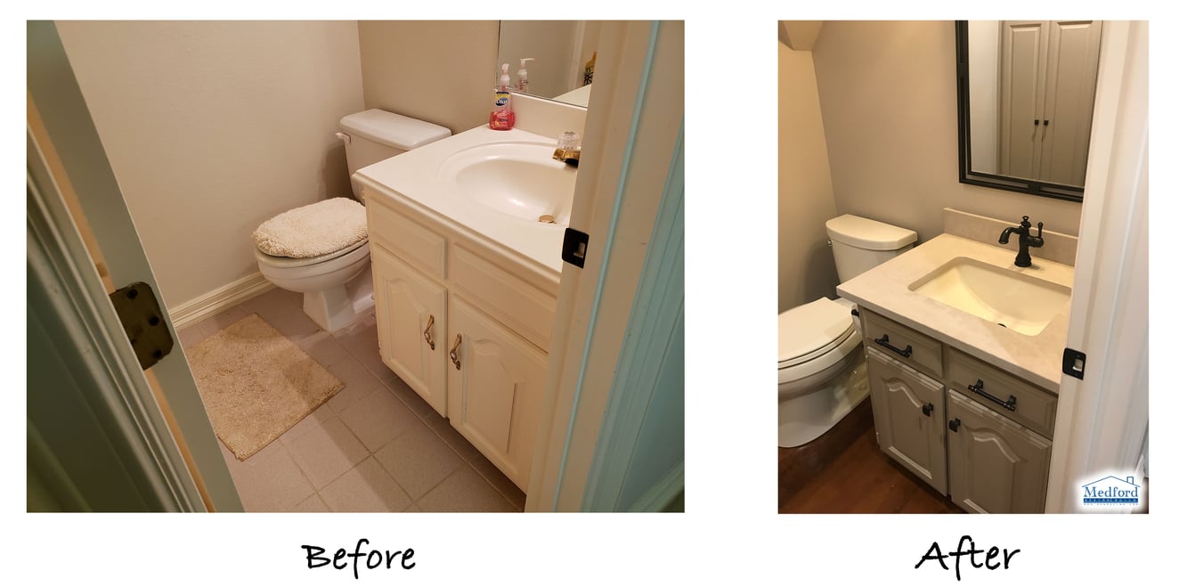guest bathroom home remodel