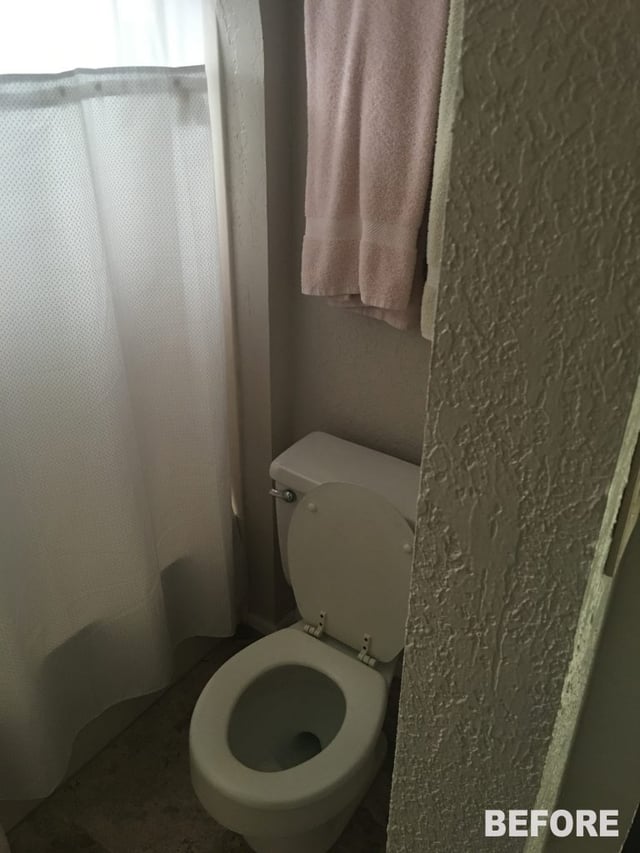 An Open & Airy Guest Bath Suited for Two