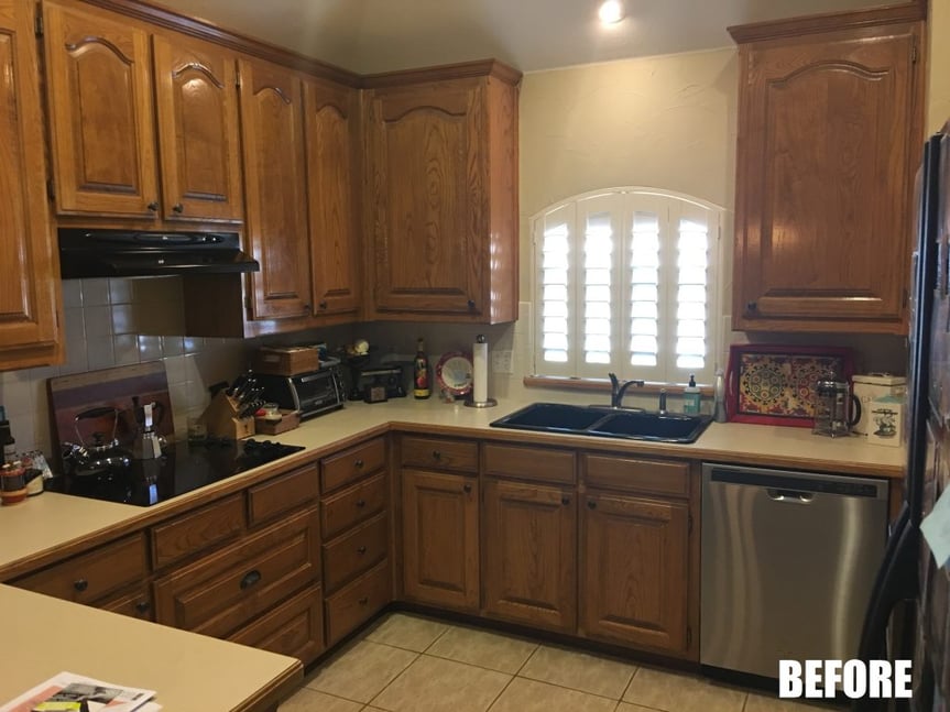 Outdated Kitchen Gets a Modern Makeover