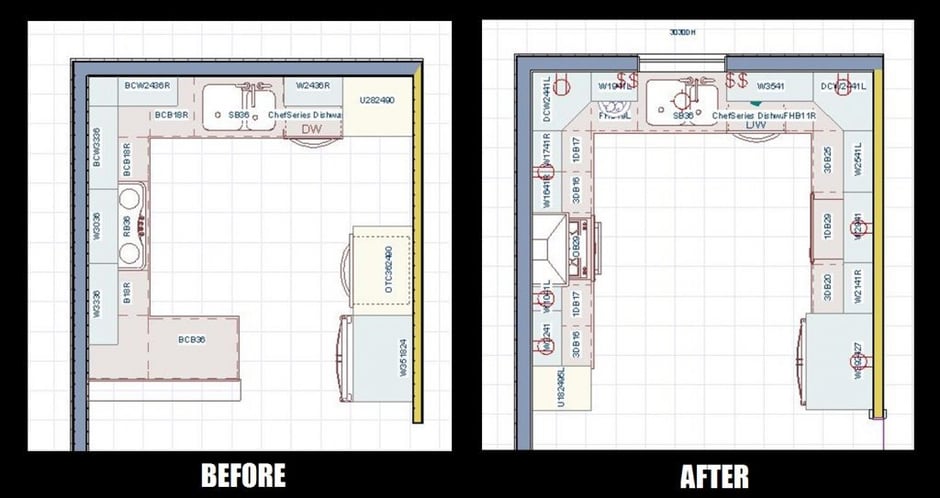 Outdated Kitchen Gets a Modern Makeover