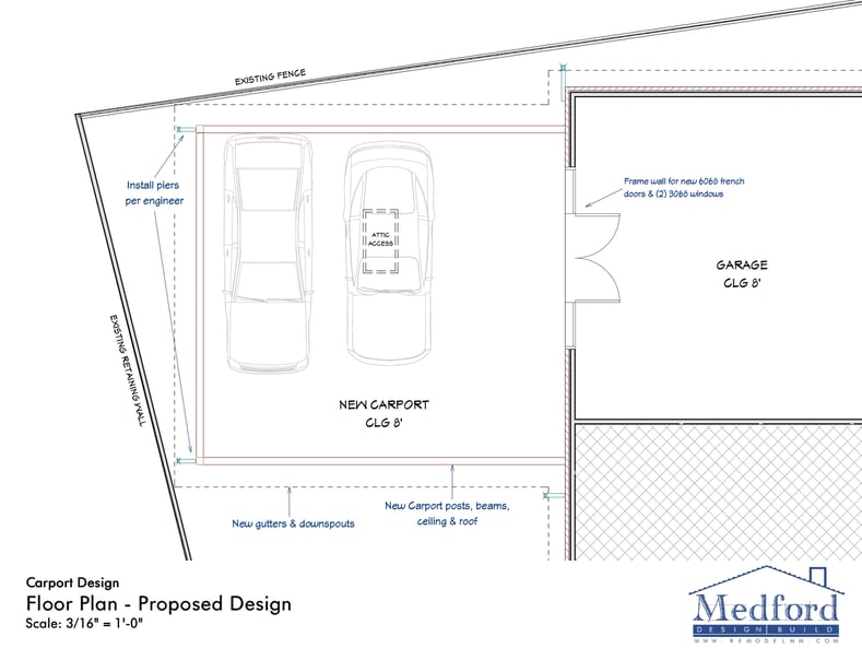 carport addition - plans