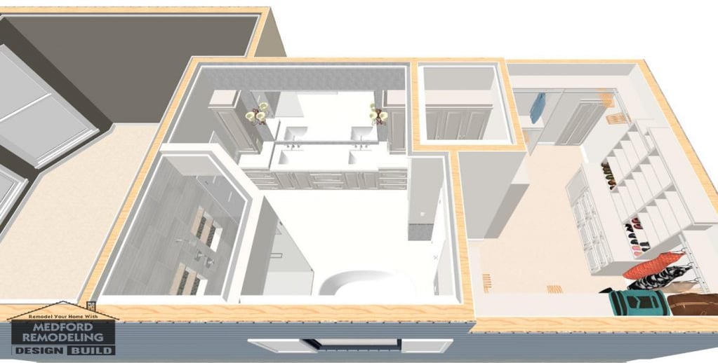 A Glamorous Master Bathroom Renovation