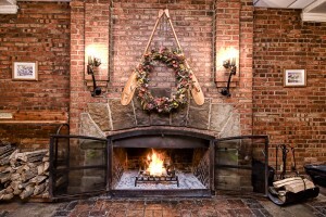Brick Fireplace