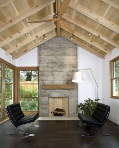Concrete Fireplace