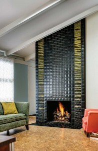 Tile Fireplace