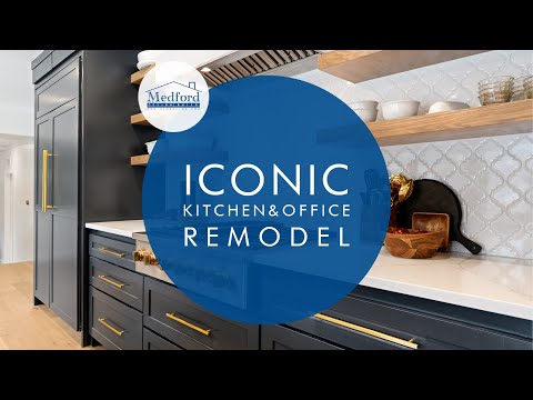 Iconic Kitchen & Office Remodel | Open Concept Design l Medford Design-Build