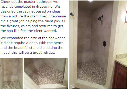 master bathroom remodel