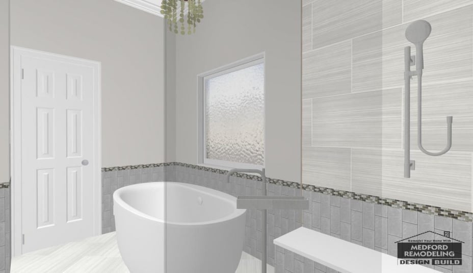 A Glamorous Master Bathroom Renovation