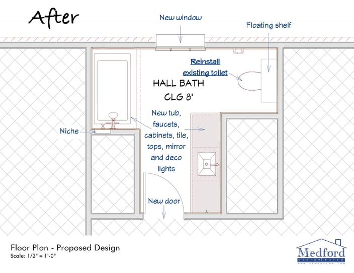 guest bathroom floor plan after
