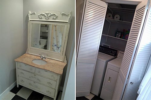 Vanity and Laundry