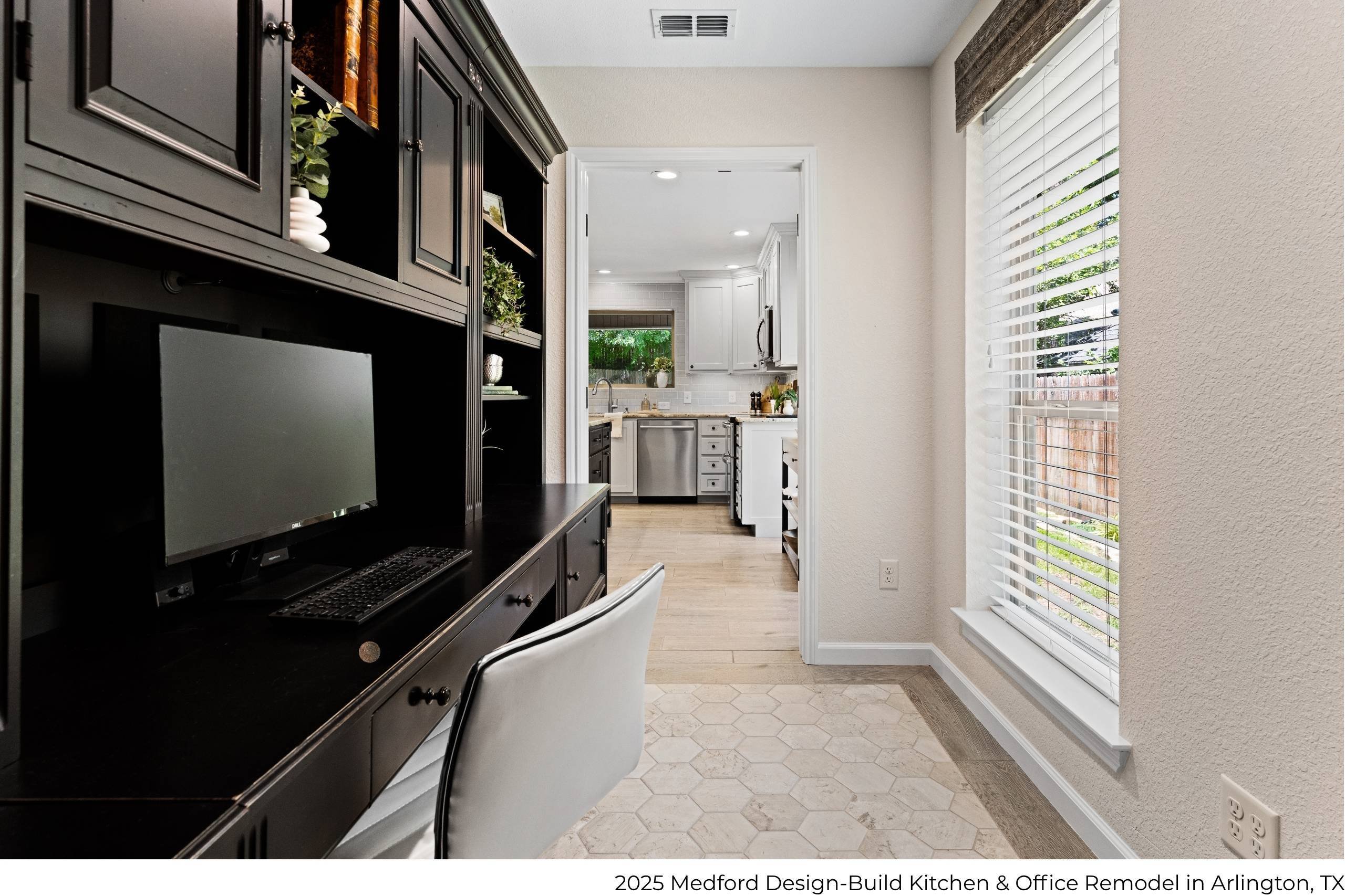2025 Medford Design-Build Kitchen & Office Remodel in Arlington, TX