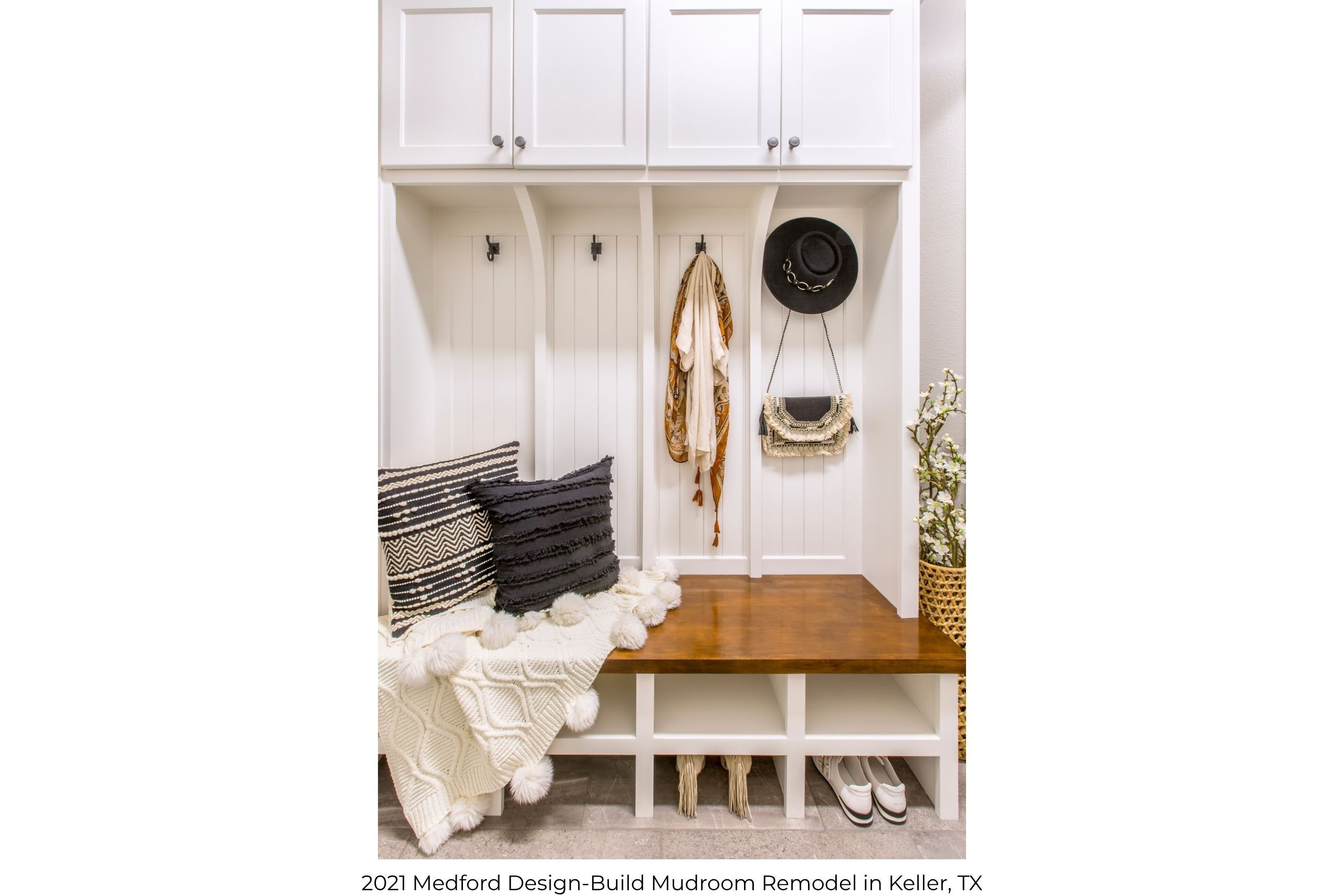 2021 Medford Design-Build Mudroom Remodel in Keller, TX