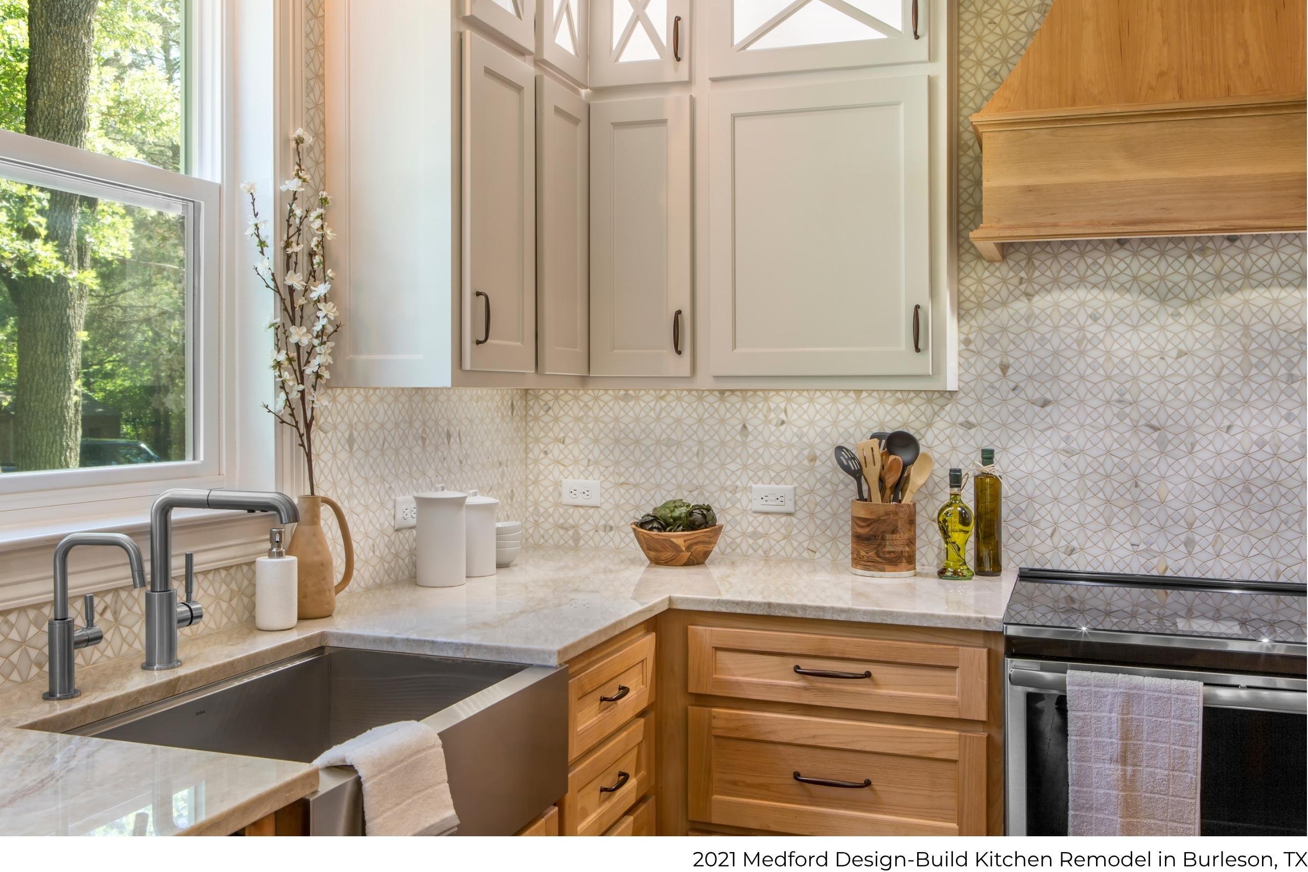 2021 Medford Design-Build kitchen remodel in Burleson, TX