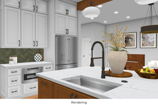 Medford Design-Build kitchen remodel in Fort Worth, TX