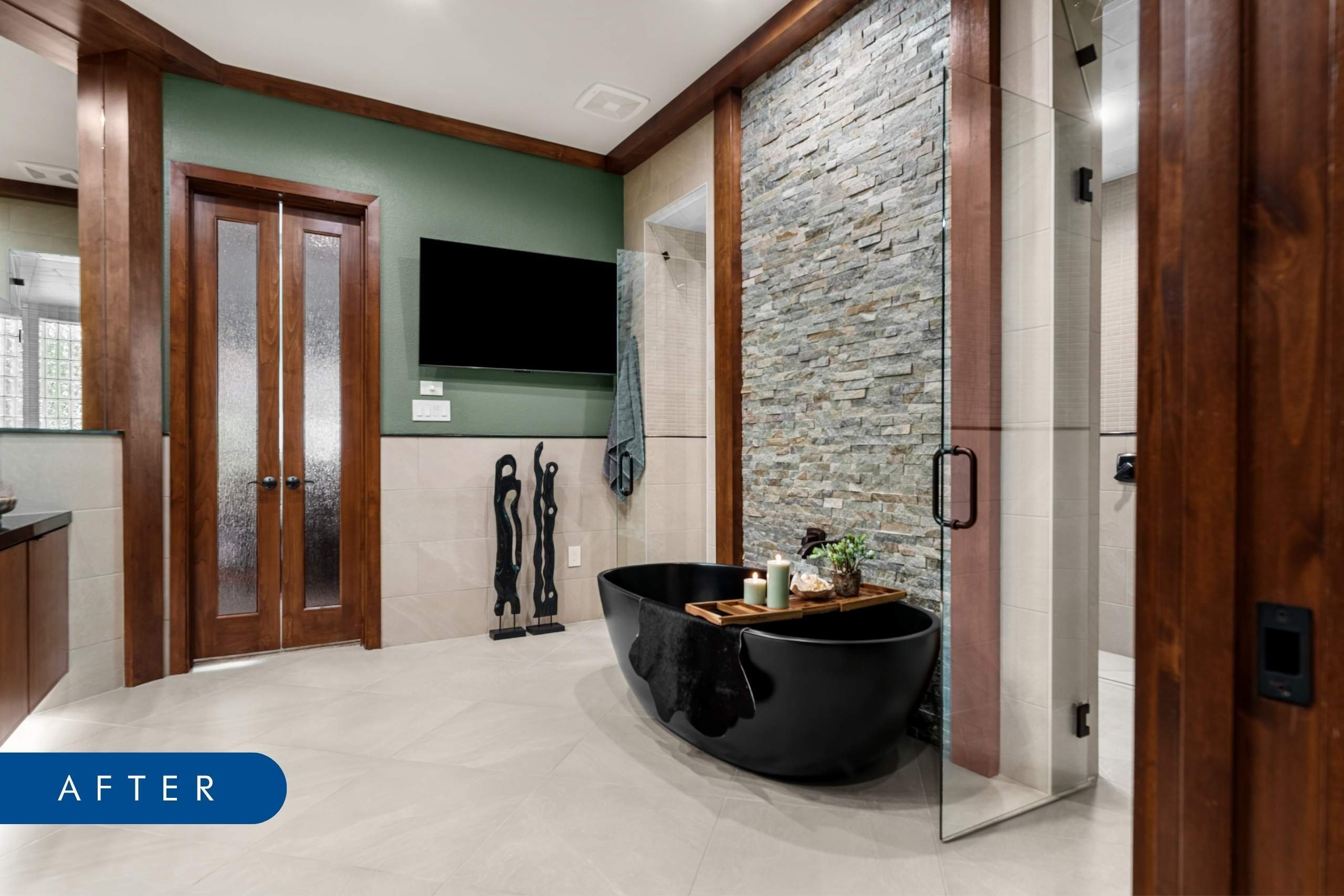 medford design build master bathroom remodel arlington, tx