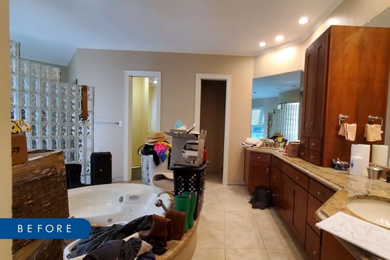 before medford design build bathroom remodel