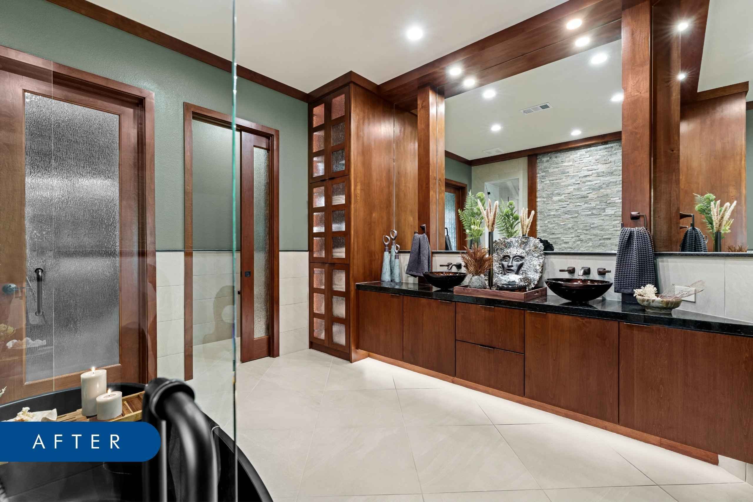 medford design build master bathroom remodel in arlington, tx